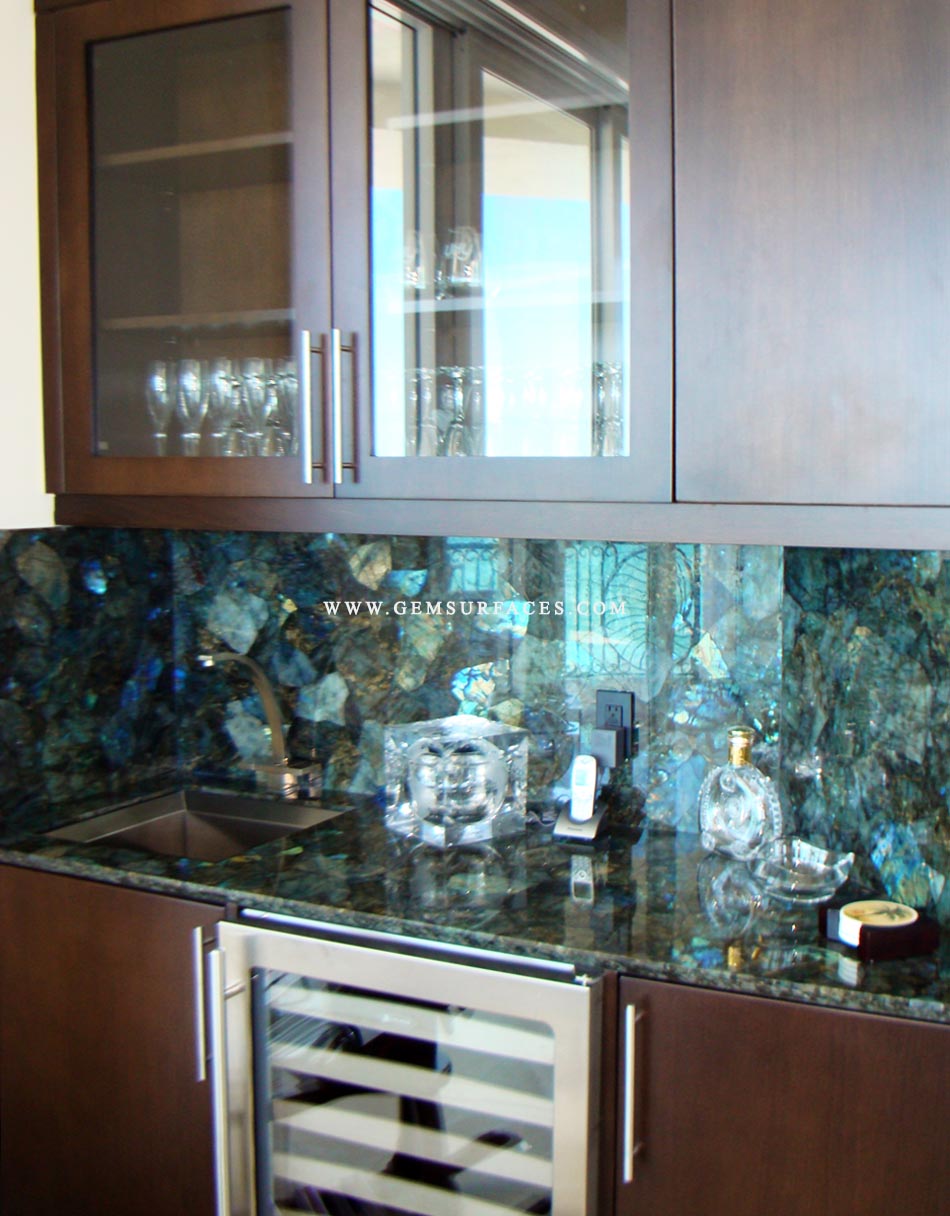 Electric Midnight Labradorite Kitchen