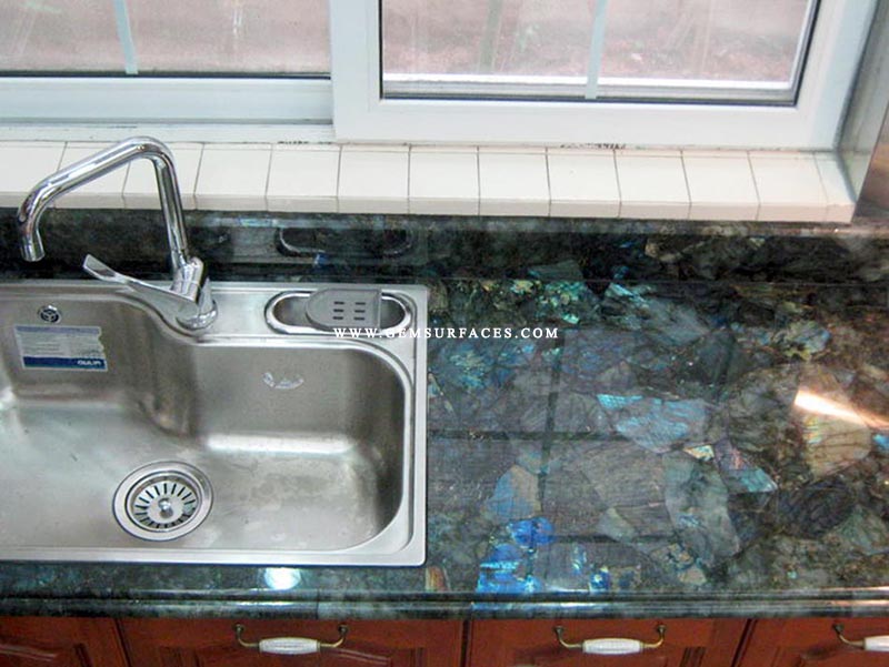 Electric Midnight Labradorite Kitchen