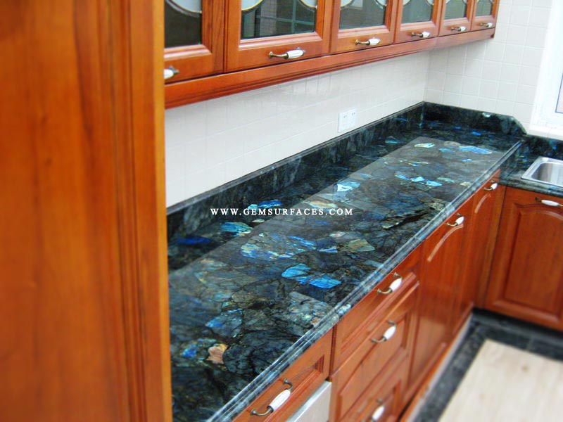 Electric Midnight Labradorite Kitchen