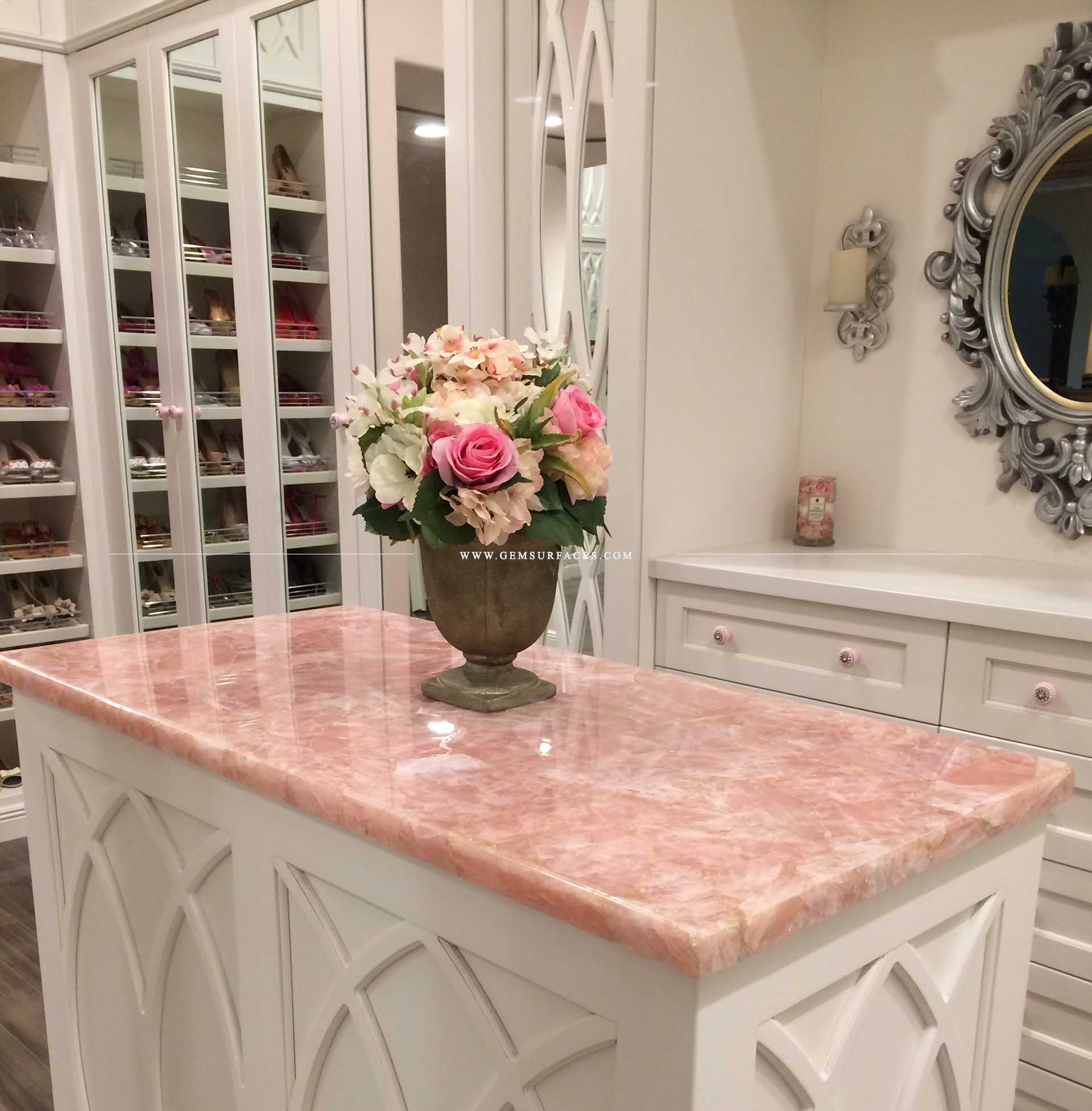 Rose Quartz Romantic Closet