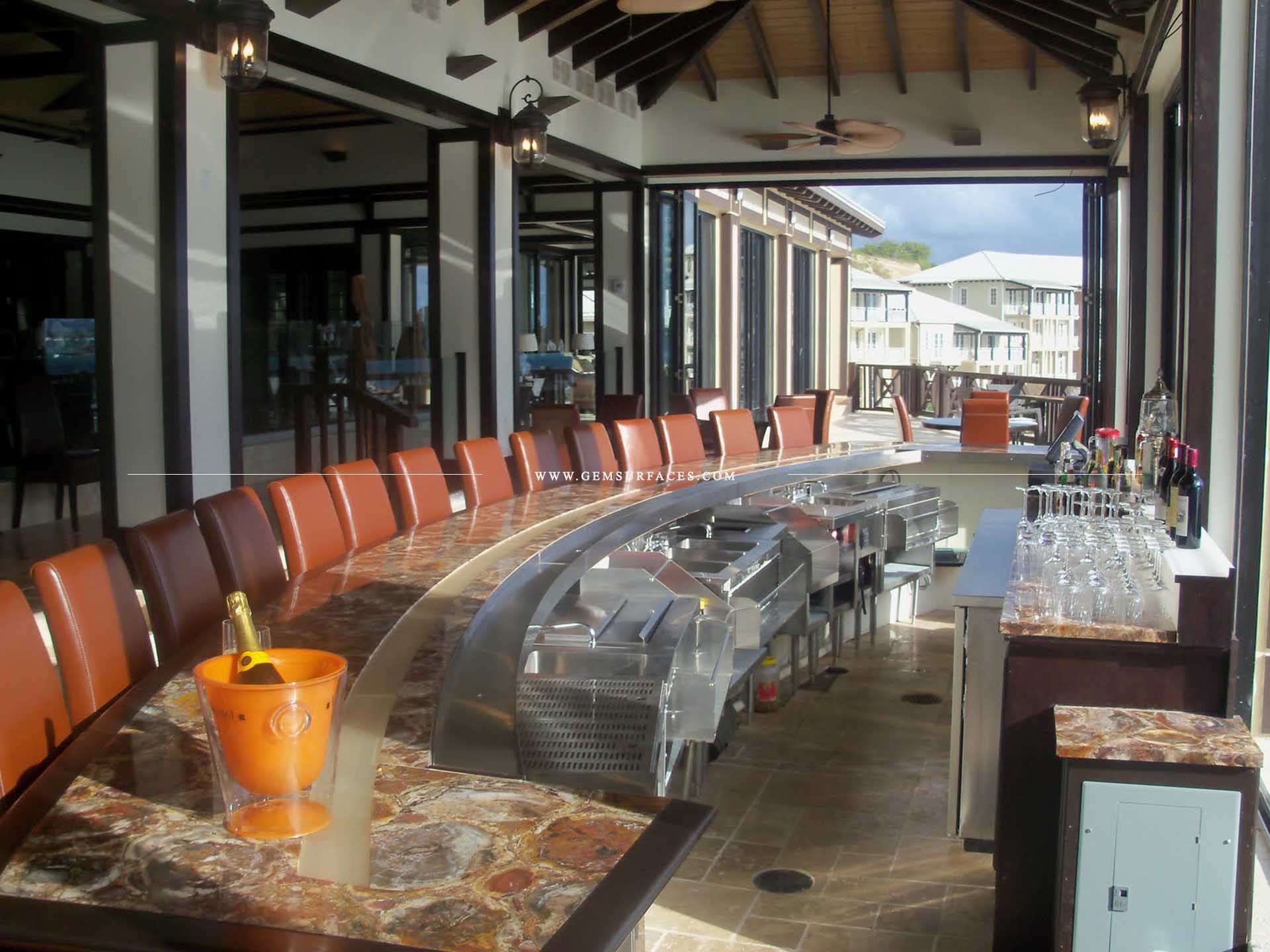 Scrub Island Hotel - Petrified Wood Bar